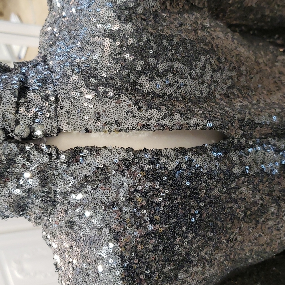 Anthropology sequin long sleeve blouse - Picture 5 of 7